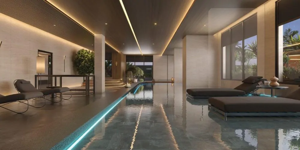 Imagem piscina coberta